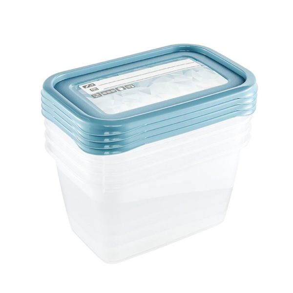 Комплект емкостей для морозилки прямоугольный "Polar" (4*0,75л)