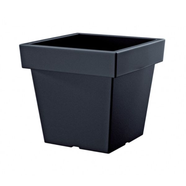 Горщик для квітів LOFLY Square Low 20см Антрацит