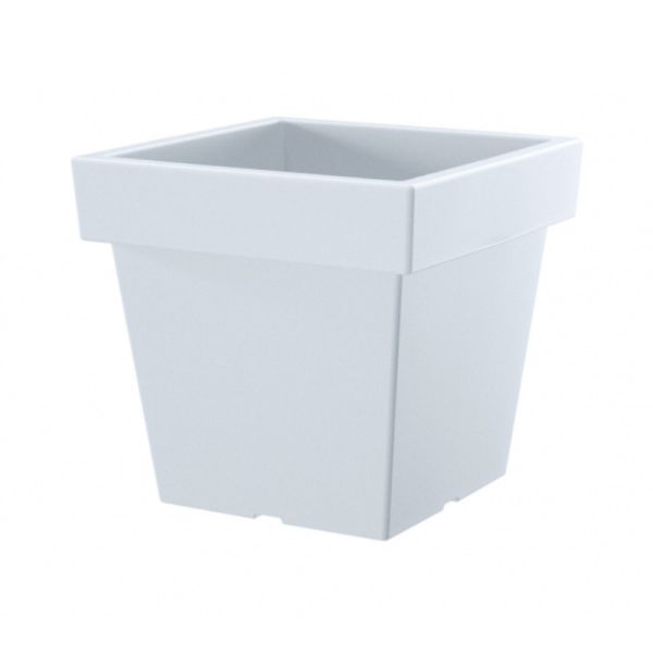 Горщик для квітів LOFLY Square Low 20см Білий