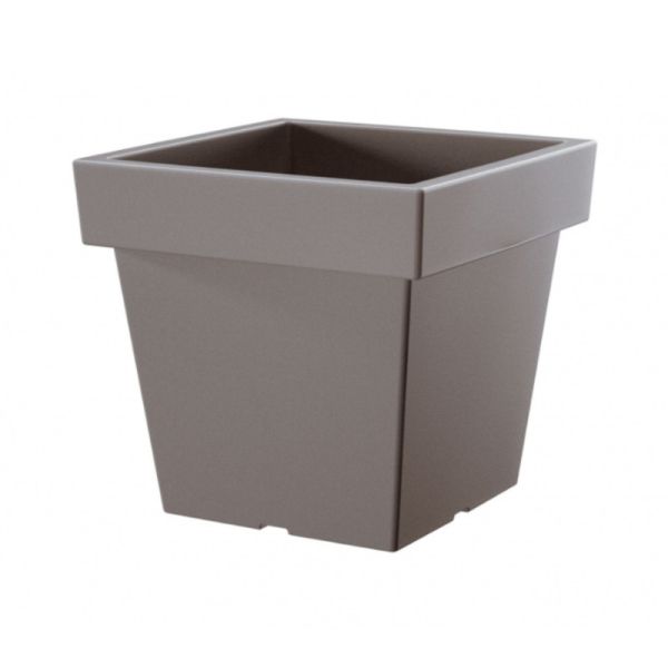 Горщик для квітів LOFLY Square Low 20см Сірий