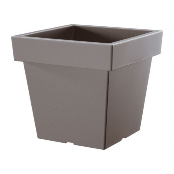 Горщик для квітів LOFLY Square Low 24см Сірий