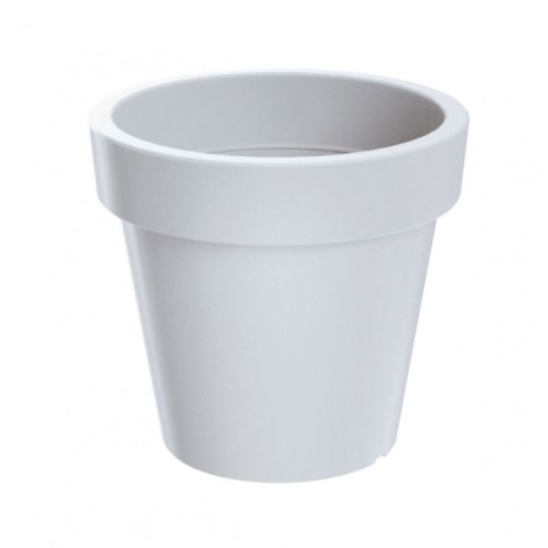 Горщик для квітів LOFLY 25см круглий Білий