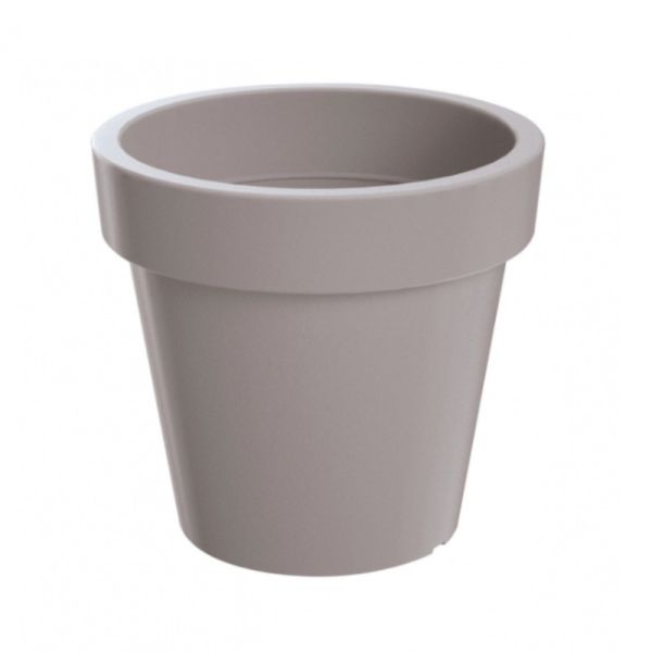 Горщик для квітів LOFLY 25см круглий Мокка