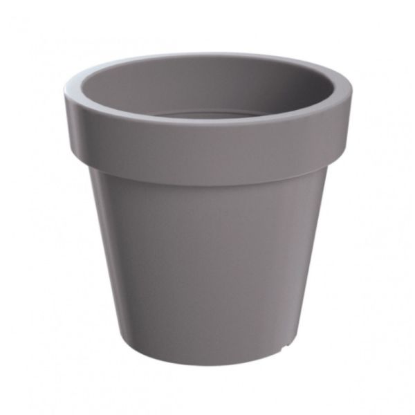 Горщик для квітів LOFLY 25см круглий Сірий