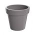 Горщик для квітів LOFLY 25см круглий Сірий