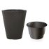Горшок для цветов MATUBA 400мм с вкладышем "2"в"1" Антрацит