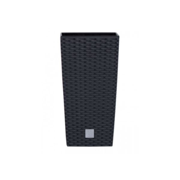 Горшок для цветов RATO Square 17 см H-32см Антрацит