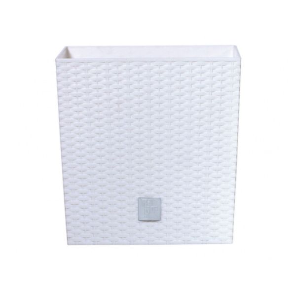 Горщик для квітів RATO Square Low 22,5 см, H-22,8 см Білий