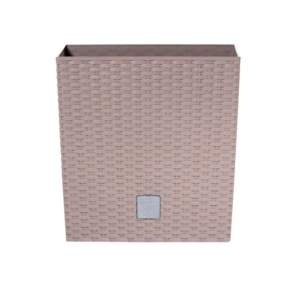 Горщик для квітів RATO Square Low 22,5 см, H-22,8 см Мокка