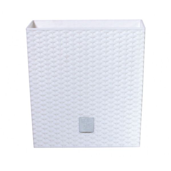 Горщик для квітів RATO Square Low 26,5 см, H-26,6 см Білий