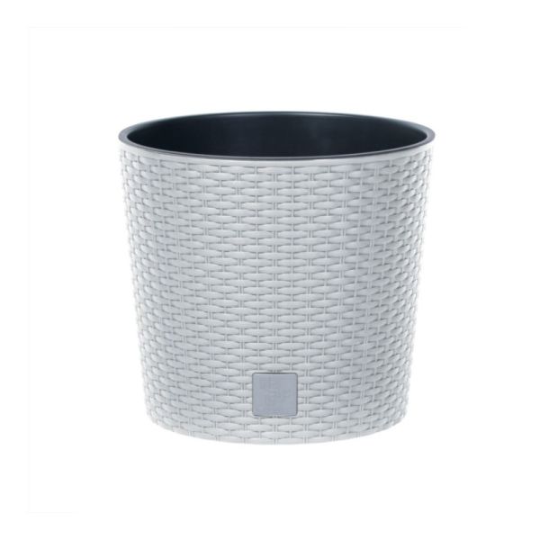 Горщик для квітів RATO Round 30 см H-27 см Білий