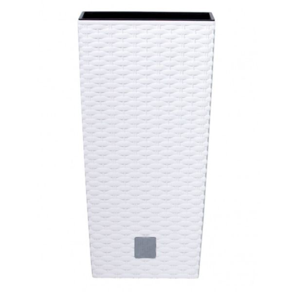 Горшок для цветов RATO Square 32,5 см, H-61 см Белый