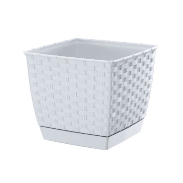 Горщик для квітів Ratolla Square 16.5см Білий