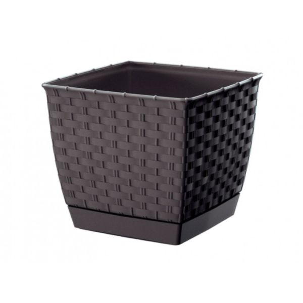 Горщик для квітів Ratolla Square 16.5см Коричневий