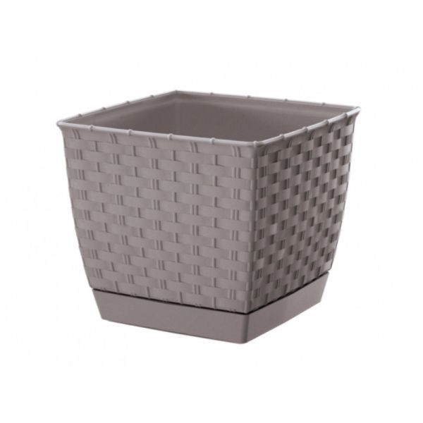 Горщик для квітів Ratolla Square 16.5см Мокка