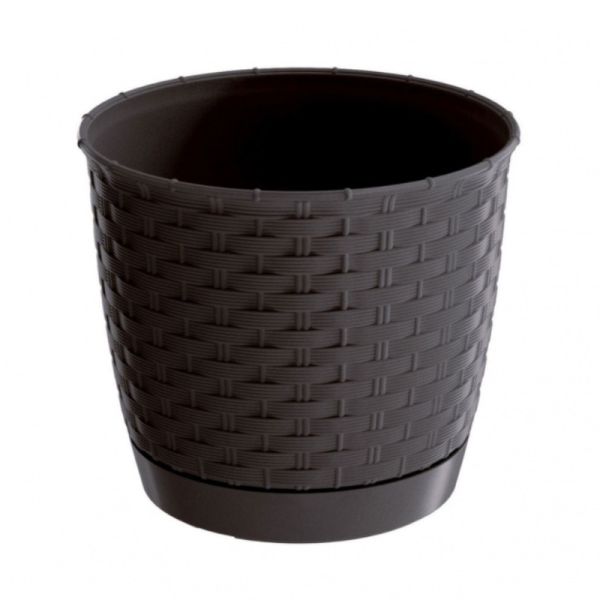 Горщик для квітів Ratolla Round 25см Коричневий