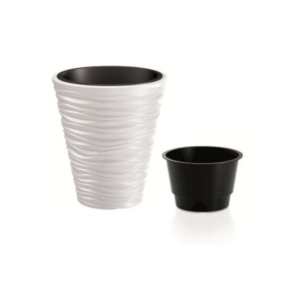 Горщик для квітів Sand 30см Білий