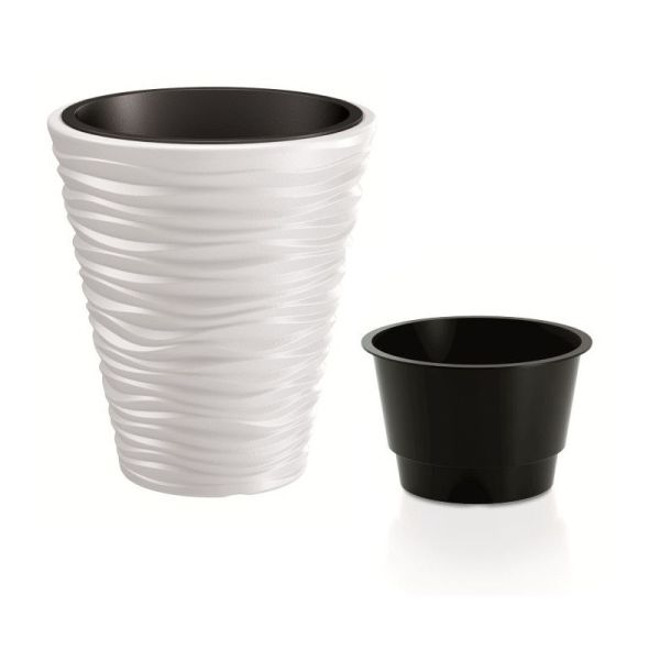 Горщик для квітів Sand 40см Білий