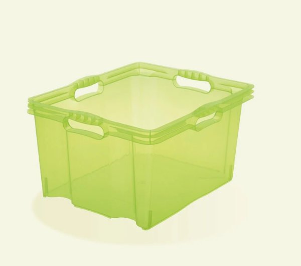 Ящик для зберігання Keeeper Multi-box XXL прозорий 44л Салатовий