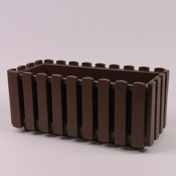 Балконний ящик Boardee Fencycase 38см Коричневий