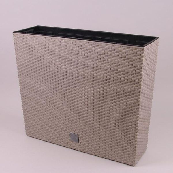 Горщик для квітів терасовий Rato Case 60см із вкладишем високий Мокка