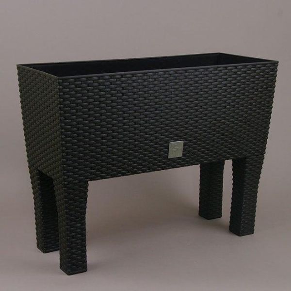 Горщик для квітів терасовий Rato Case high 600мм із вкладишем Коричневий