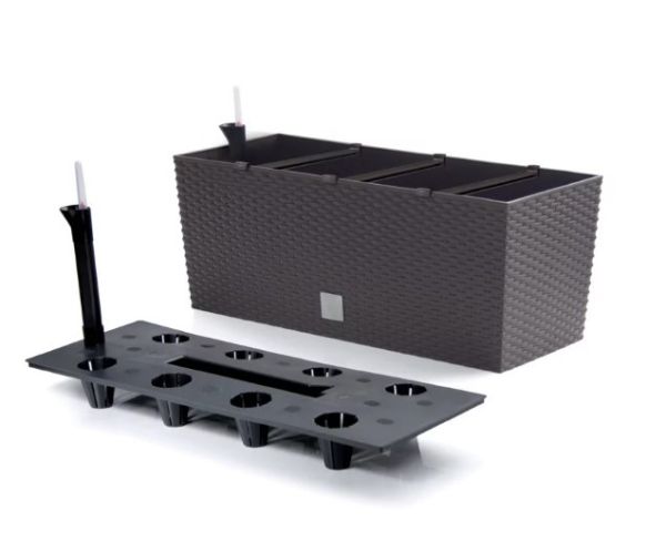 Балконний ящик RATO CASE 60см з автополивом Коричневий