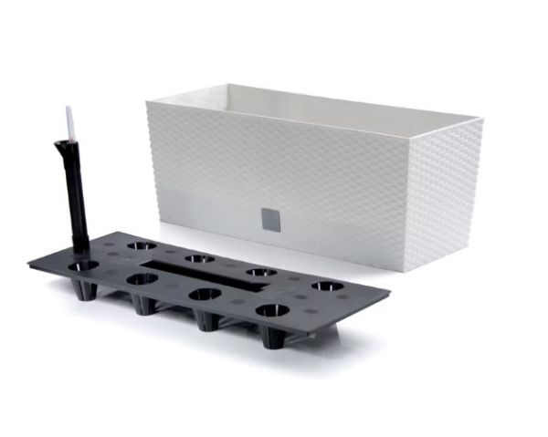 Балконний ящик RATO CASE 50см з автополивом Білий