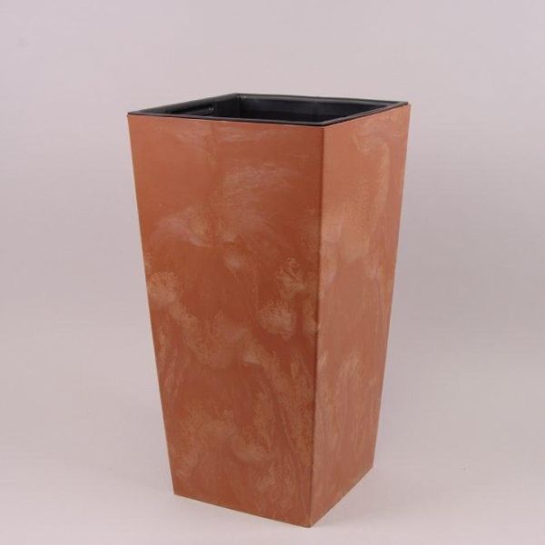 Горщик для квітів Urbi Square Beton Effect 30 см Терра мармуровий