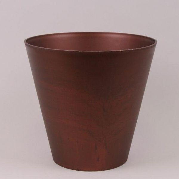 Горщик для квітів TUBUS EFFECT 20см круглий Corten/мідний