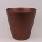 Горщик для квітів TUBUS EFFECT 20см круглий Corten/мідний