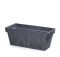 Балконный ящик Cube Case Beton Effect 40см Антрацит мраморный