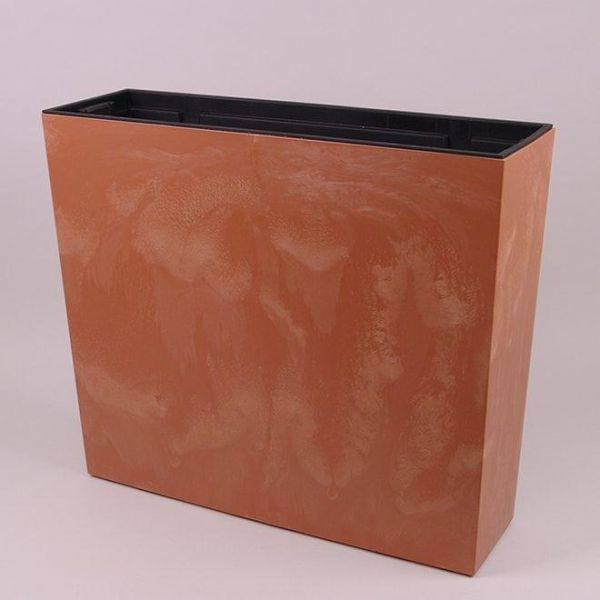 Горшок для цветов террасовый Urbi Case Beton Effect 60см Терра мраморный