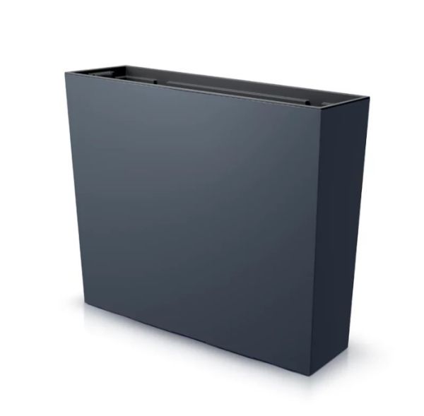 Горщик для квітів терасовий Urbi Case 60см Антрацит