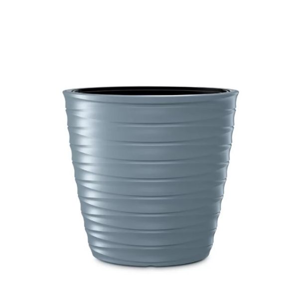 Горщик для квітів Freze овальний 59,3 х58, 5 см Світло-сірий