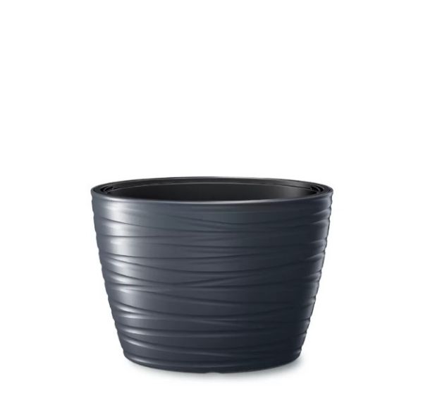 Горщик для квітів Maze овальний 58,5 х42, 3 см Антрацит