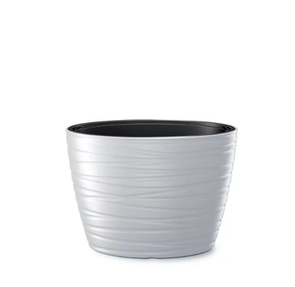 Горщик для квітів Maze овальний 58,5 х42, 3 см Білий
