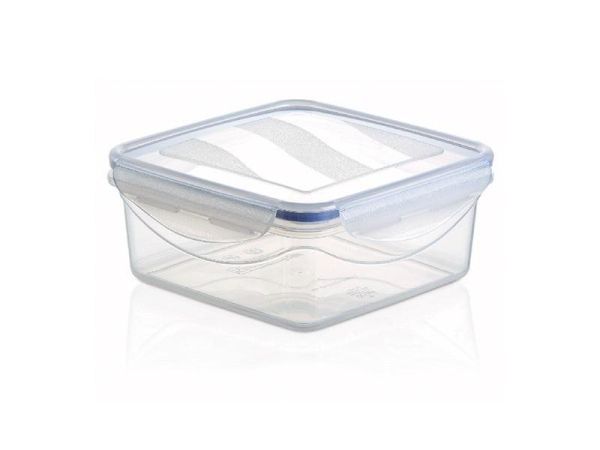 Емкость вакуумная квадратная CLICK WITH  LOCK 1,2л (15,5х15,5х6,5см)