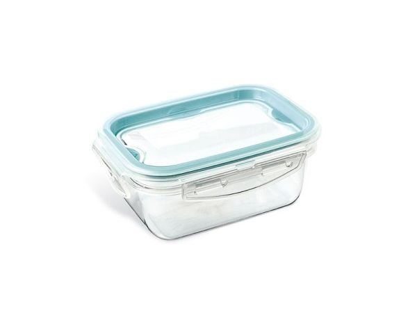 Емкость вакуумная прямоугольная LOCK & FIT 0,45л (14х10,5х6см) Прозрачная