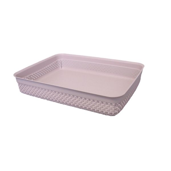 Корзина DROP прямоугольная  А4, 4,7л Пурпурно-розовый