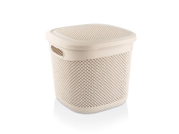 Корзина DROP прямоугольная, 15л, Крем