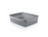 Кошик DROP прямокутний, 2,2л Сірий металік