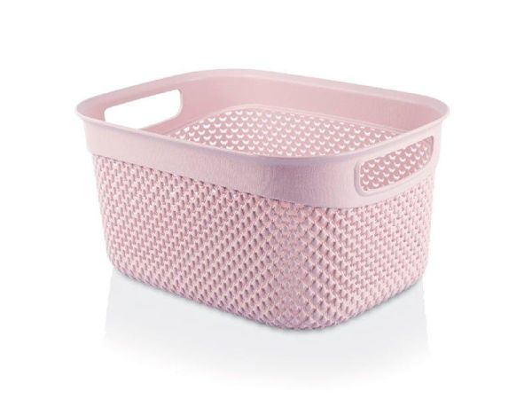 Корзина DROP прямоугольная, 6,6л Пурпурно-розовый