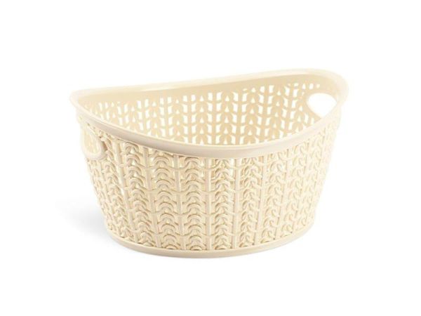 Корзина KNIT овальная, 1,5л Крем