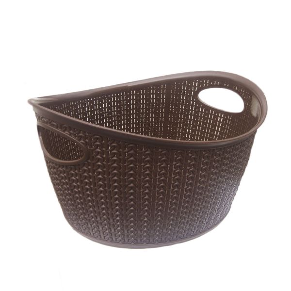 Корзина KNIT овальная, 9л Шоколад