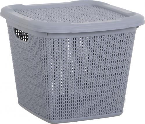 Корзина универсальная 15л, 300х300х275мм Темно-серый