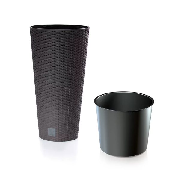 Горщик для квітів RATO Tubus 20 см, H-38,1 см Коричневий