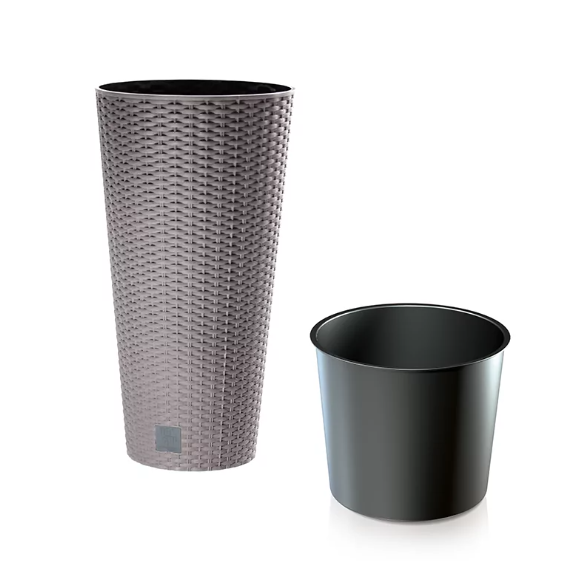 Горщик для квітів RATO Tubus 20 см, H-38,1 см Мокка