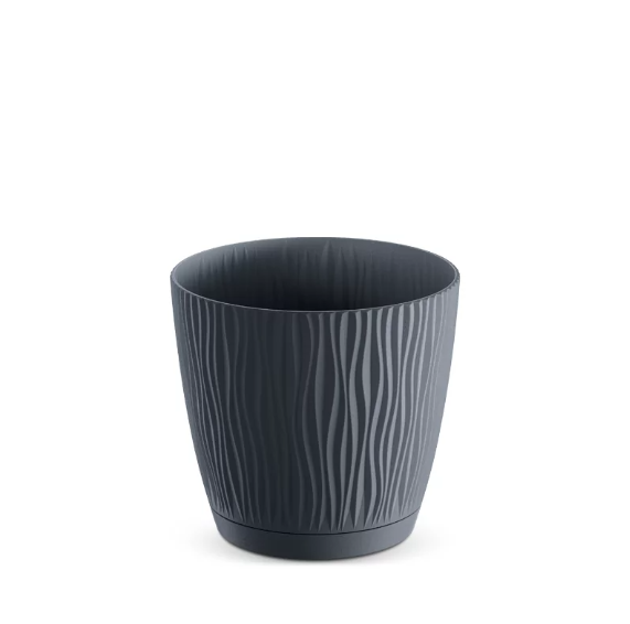 Горщик круглий Sandy P 11 см. Антрацит.
