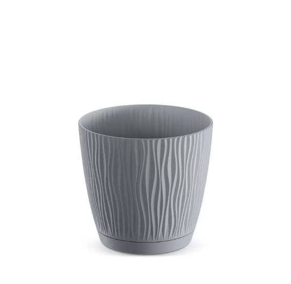 Горщик круглий Sandy P 11 см Сірий